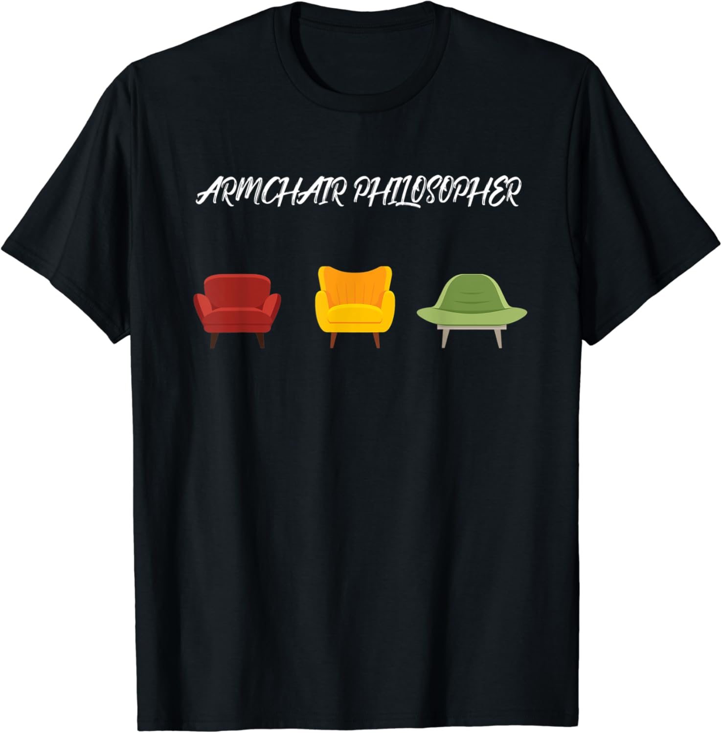 Armchair Philosopher Philosophy Merch for Book Lovers TShirt Amazon